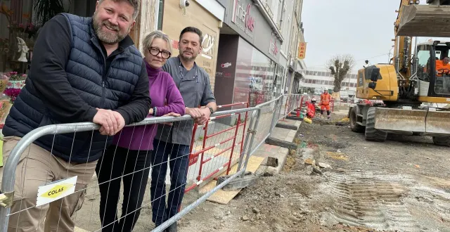 photo  « c’est un peu plus compliqué, mais nos commerces restent accessibles », rappelle l’association des commerçants de la place washington.  &copy;  ouest-france 