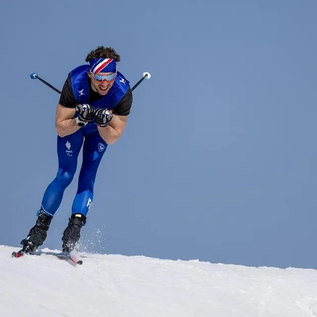 photo chef de file de l’équipe de france de ski nordique, benjamin daviet est l’un des athlètes d’hiver français les plus médaillés.  ©  afp