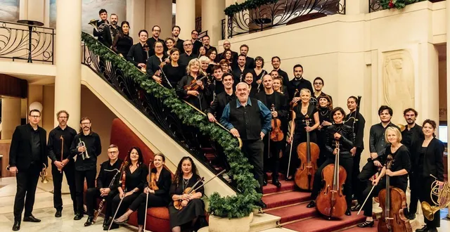 photo  les musiciens du louvre et marc minkovski.  &copy;  william lentz 