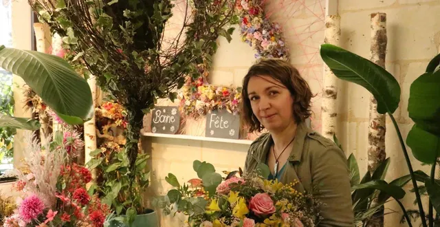 photo  maryline, gérante de flore et sens, rue du portail-louis, n’a pas le temps de s’engager à 100 % sur la marketplace.  &copy;  co 