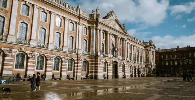 photo  la place du capitole à toulouse, le 12 février 2026.  &copy;  pat batard / hans lucas via afp 