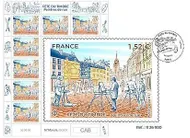 photo  le timbre que les philatélistes pourront acquérir ce samedi et dimanche chapelle saint-lazare 