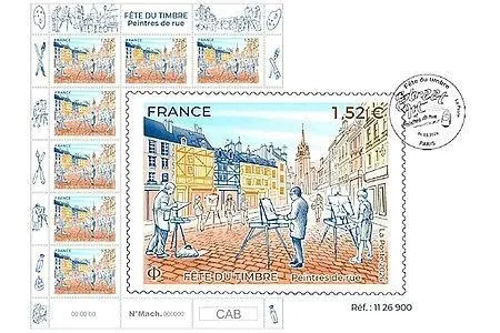 photo  le timbre que les philatélistes pourront acquérir ce samedi et dimanche chapelle saint-lazare  &copy;  ouest-france 