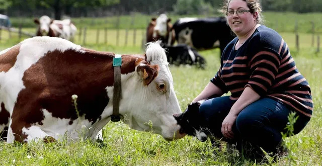 photo  anabelle chartrain est la première femme à occuper la présidence de la fdsea.  &copy;  archives le maine libre - yvon loué 