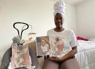 photo  chrisna a enterré son bébé de 7 mois, méïliana, le 4 mars 2026. le père de l’enfant a été mis en examen pour violence sur mineur en janvier 2026. 