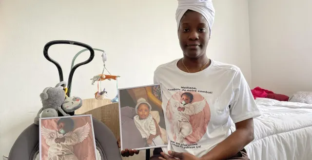 photo  chrisna a enterré son bébé de 7 mois, méïliana, le 4 mars 2026. le père de l’enfant a été mis en examen pour violence sur mineur en janvier 2026.  &copy;  ouest-france 