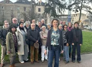 photo  sophie choplin a présenté ses colistiers jeudi 26 février 2026. 