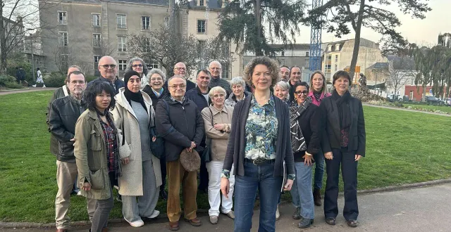 photo  sophie choplin a présenté ses colistiers jeudi 26 février 2026.  &copy;  ouest-france 