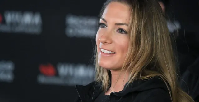 photo  pauline ferrand-prevot vise la gagne pour sa rentrée sur les strade bianche ce samedi 7 mars  &copy;  jose jordan / afp 