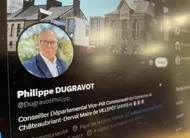 photo  le compte x de philippe dugravot, ouvert en 2016, est public. 