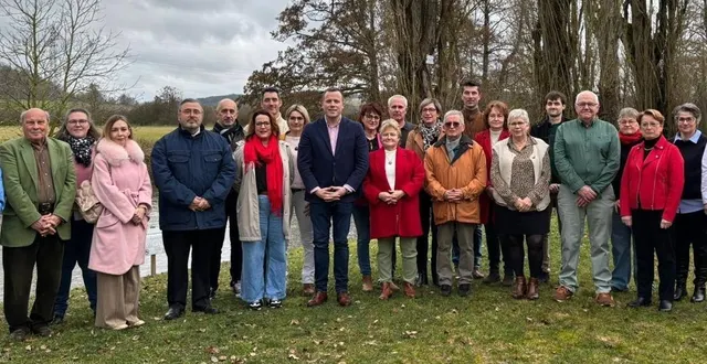 photo  sébastien thirouard, maire sortant, présente sa liste 
