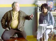 photo  les comédiens philippe richardin et apolline guiné en répétition pour « du vin, des livres et la vie ». 