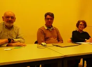 photo  jocelyne sirjean (en noir), la présidente de l’association. 