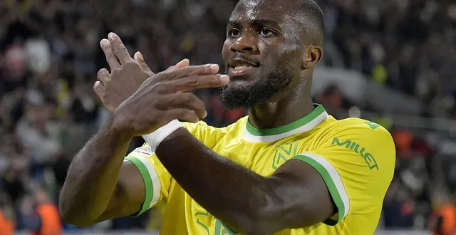 photo  l’attaquant du fc nantes ignatius ganago a été titularisé deux fois de suite par ahmed kantari.  &copy;  jérôme fouquet/ouest-france 