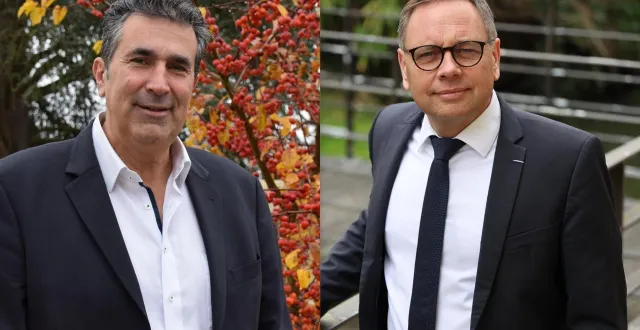 photo  l’inimitié entre les élus guy bertin et frédéric mortier est montée d’un cran avec un dépôt de plainte début février 2026.  &copy;  co 