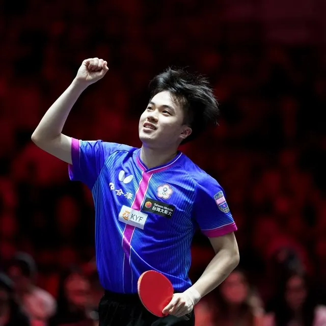 photo le taïwanais lin yun-ju a remporté en début d’année le wtt champions de doha chez les hommes.  ©  world table tennis