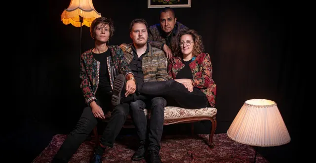 photo  lucie jahier et ses musiciens : la flûtiste, qui a suivi les enseignements de l’école de musique de coutances (manche) sera la locale de l’étape de la 45e édition de jazz sous les pommiers.  &copy;  willy pruvost 