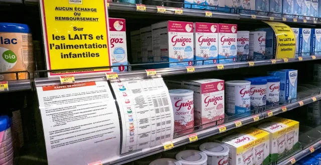 photo  le nourrisson décédé en décembre à angers avait consommé du lait guigoz qui contenait une dose anormalement élevée de la toxine céréulide  &copy;  hans lucas via afp 