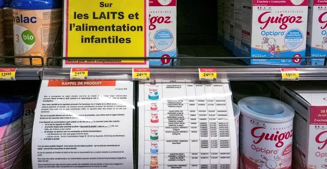 photo  le nourrisson décédé en décembre à angers avait consommé du lait guigoz infecté par la bactérie céréulide.  &copy;  hans lucas via afp 