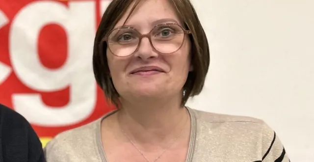 photo  stéphanie takacs, secrétaire de l’union départementale cgt en maine-et-loire.  &copy;  archives co 