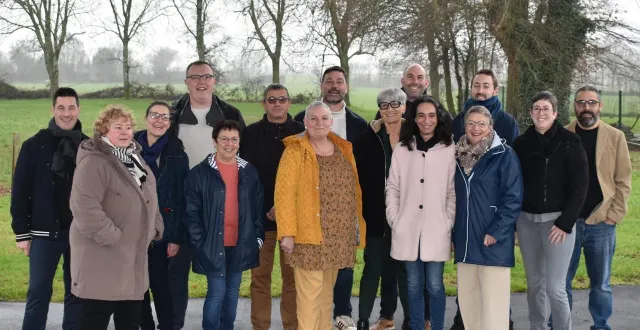 photo  les candidats de la liste corine micou.  &copy;  co 