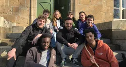 actu cin&eacute;ma  de gauche à droite, au premier rang : legba petterson, charles corbeau. au deuxième rang : florian godefroy, yannik saint-just, stan oldak. au troisième rang : nicolas velmont, dayane pilotto-gonzalez, fanny prost-boucle, romain de vasconcelos 