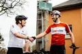 photo  charles masset et teddy villette ont battu le record du nombre de montées à vélo de la côte de gazonfier au mans (sarthe) ce vendredi 6 mars 2026. 