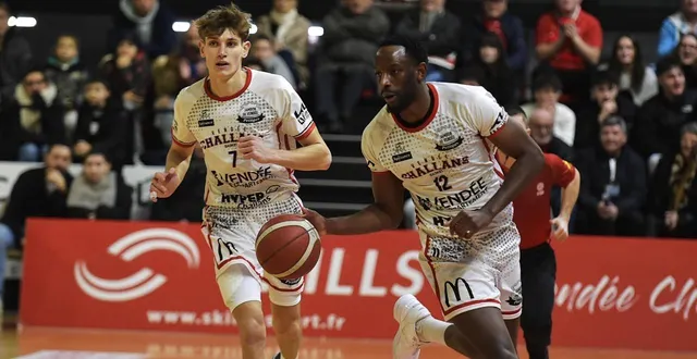 photo  malgré le bon match offensif de mohammed diop et clément morel, challans a pris l’eau en défense.  &copy;  larchives laurent gelot 