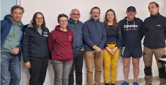 photo  le nouveau bureau du coc athlétisme.  &copy;  le maine libre 