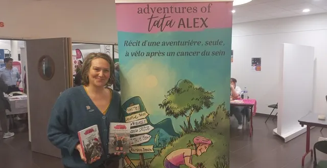 photo  alexandra, dite tata alex, présente au rendez-vous de la santé,sera à beaupréau mardi soir pour présenter son film, ses livres,évoquer ses aventures et les bienfaits du sport.  &copy;  co 