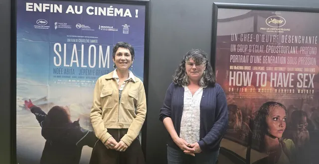 photo  myriam bendaoud, présidente du tribunal judiciaire de saint-brieuc, et marion pellé, professeur d’histoire géographie et chargée de mission pour la dsden, ont animé les débats face aux lycéens.  &copy;  ouest-france 