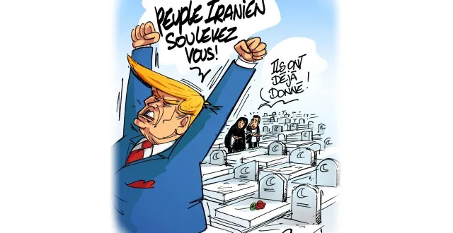 photo  le dessin de chaunu du 7 mars 2026.  &copy;  chaunu 