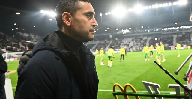 photo  l’histoire d’ahmed kantari en tant qu’entraîneur principal du fc nantes avait commencé sur la pelouse d’angers, le 12 décembre 2025.  &copy;  franck dubray / ouest france 