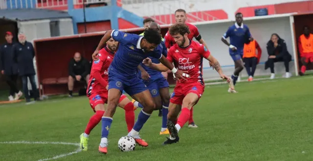 photo  tout comme la réserve du sm caen et trouville deauville villers, dives cabourg a fort à faire pour s’assurer un maintien en national 3.  &copy;  ouest-france 