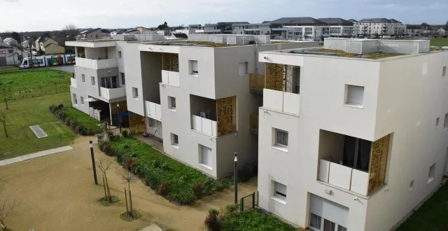 photo  ici, dans les hauts-de-saint-aubin, le bailleur podeliha a construit de nouveaux logements.  &copy;  archives ouest-france 