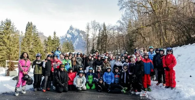photo  le ski figurait en bonne place dans le programme des collégiens de saint-michel.  &copy;  collège saint-michel 