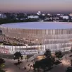 photo  le futur palais des sports de cholet. 