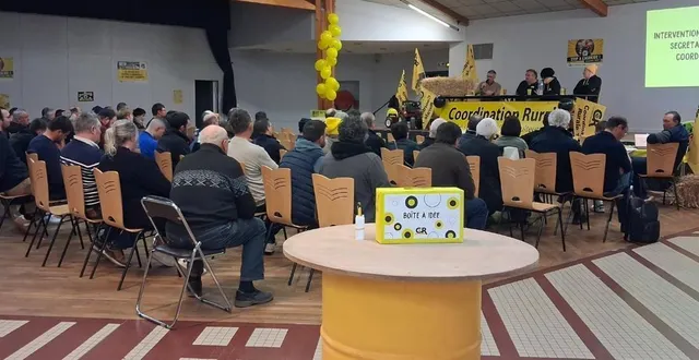 photo  les adhérents de la coordination rurale se sont réunis le 5 mars.  &copy;  cr 79 