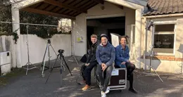 actu cin&eacute;ma  florentin guesdon (concepteur et scénographe), jean-marc besenval (réalisateur et scénariste), zoé jarry (production et diffusion) 