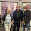 photo christian plumejeau, patricia pineau, thierry lairez et philippe jammes réunis pour préparer l’ouverture du festival regards sur le cinéma européen, jeudi prochain à la pommeraye (maine-et-loire).