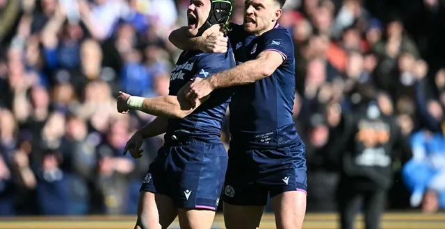 photo  darcy graham a savouré une « victoire spéciale » face à la france dans un « match dingue ».  &copy;  afp / paul ellis 