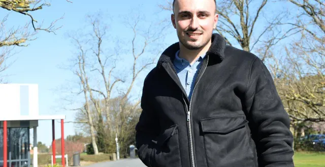 photo  cholet, mardi 3 mars 2026. à 26 ans, nicolas chacun va courir son premier semi-marathon, à paris, cinq ans après une opération cardiaque.  &copy;  co - julien sureau 