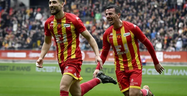 photo  les deux attaquants du mans fc alignés, erwan colas et antoine rabillard, ont marqué contre annecy.  &copy;  marc ollivier/ouest-france 