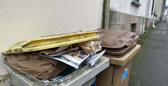 photo  dans les rues de cholet, la présence de certains bacs retient l’attention. l’entretien technique doit être assuré par cholet agglomération. le nettoyage de la cuve reste à la charge des habitants.  &copy;  ouest-france 