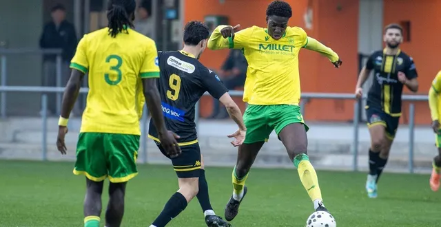 photo  bahmed deuff avait pourtant ouvert le score pour le fc nantes.  &copy;  baptiste mura 