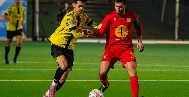 photo  le mans villaret a été accroché, samedi 7 mars 2026, par saint-philbert. mais oscar girard (à droite) et les siens sont parvenus à faire sauter le verrou ligérien en fin de match.  &copy;  arnaud despelchain 