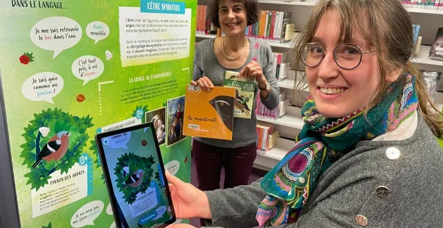 photo  la bibliothèque intercommunale propose une exposition interactive sur les oiseaux. d’autres animations sont prévues en mars 2026.  &copy;  le maine libre - louis gohin 