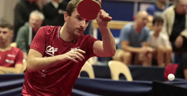 photo  avec trois victoires en simple et une en double, thibault hillairet a réalisé un sans-faute, samedi à palaiseau.  &copy;  co - benoit felace 