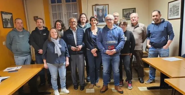 photo  la nouvelle équipe pour cerisy-belle-étoile.  &copy;  ouest-france 