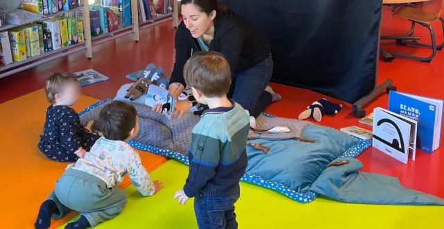 photo  une animation pour les enfants jusqu’à 6 ans. 